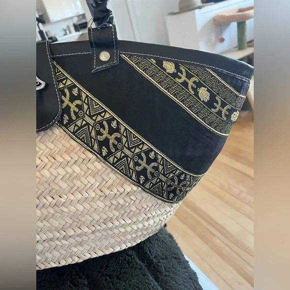 Woven Straw Tote - Picture 9 of 9